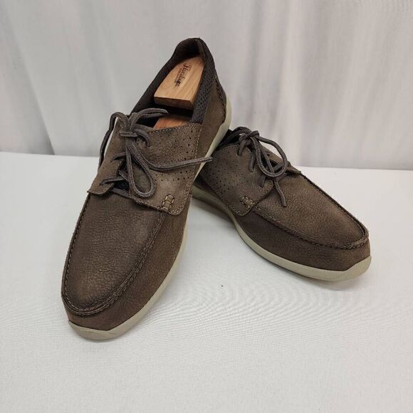 Clarks Men\'s Size 13 Gorwin Moc Sneaker Suede Comfort R main image 5